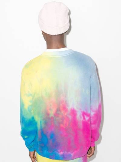 The Elder Statesman Reflection tie-dye jumper outlook