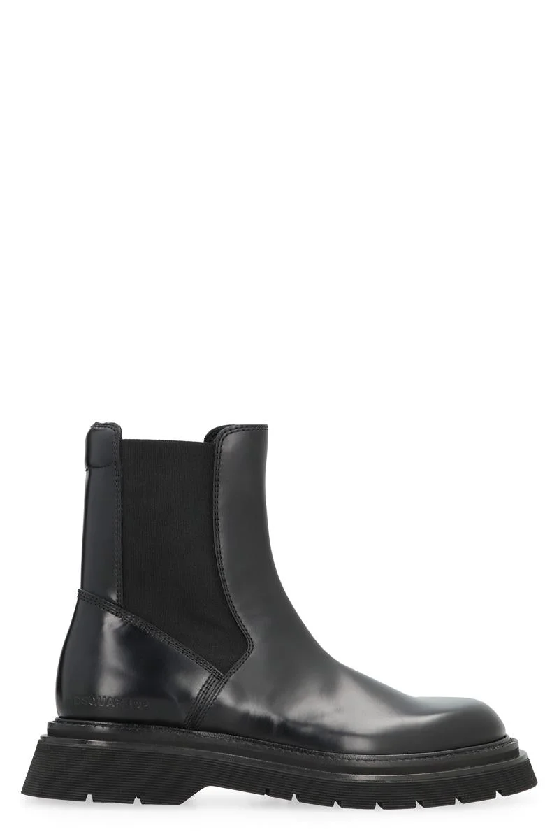DSQUARED2 LEATHER CHELSEA BOOTS - 1