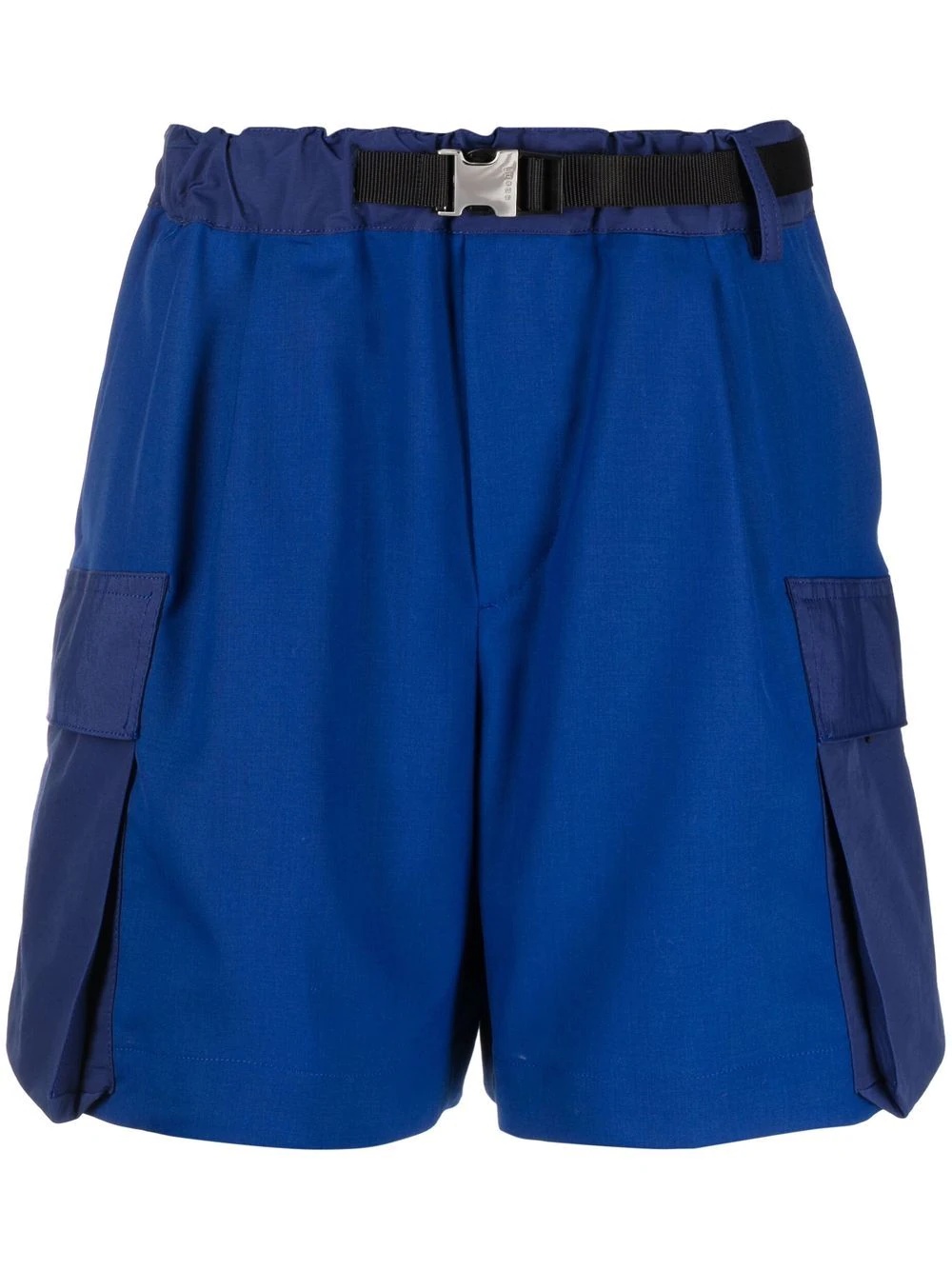 belted cargo shorts - 1