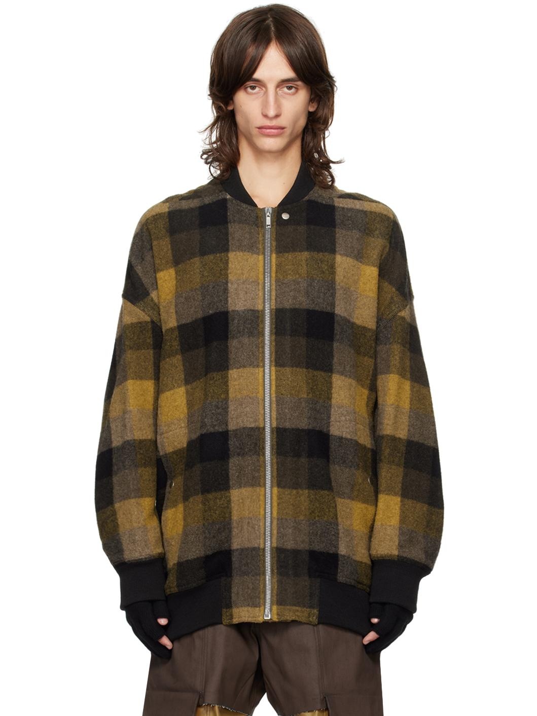 Tan Porterville Jumbo Peter Flight Bomber Jacket - 1