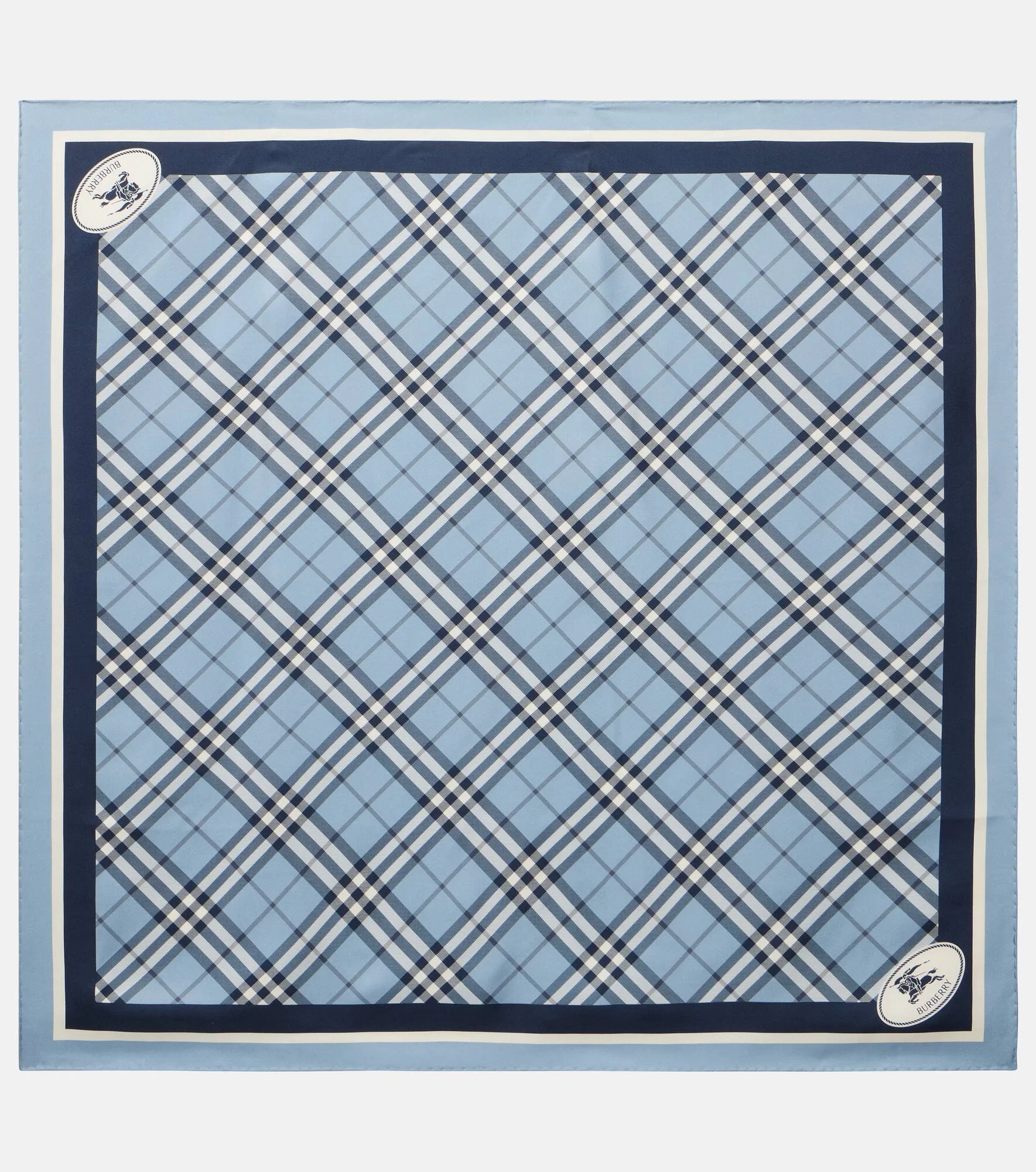 Burberry Check silk twill scarf - 1