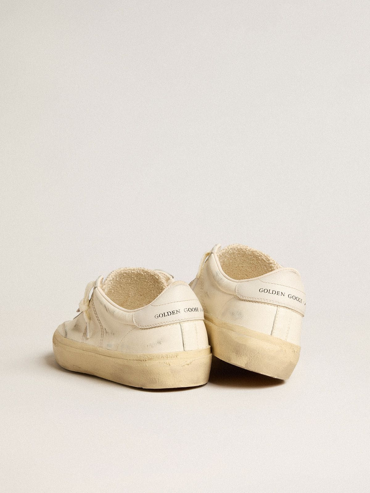 Soul Star in white nappa leather with white leather star - 5