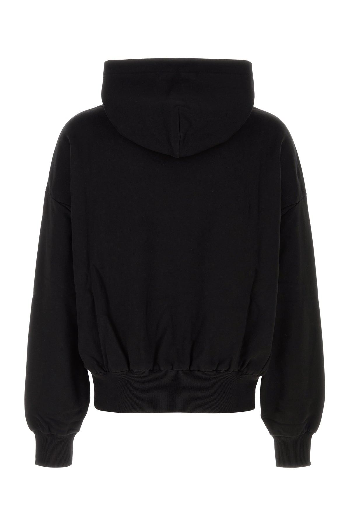 Black cotton sweatshirt - 2