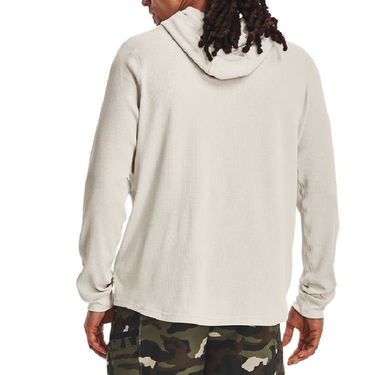 Under Armour Waffle Athletic Hoodie 'Cream White' 1302362-110 - 4