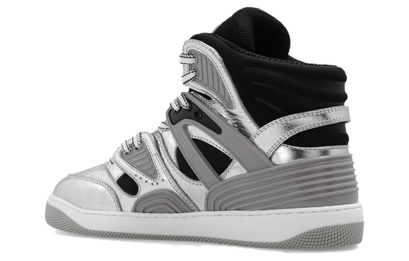 GUCCI Gucci Basket High 'Silver Black' 724005-AABB8-8142 outlook