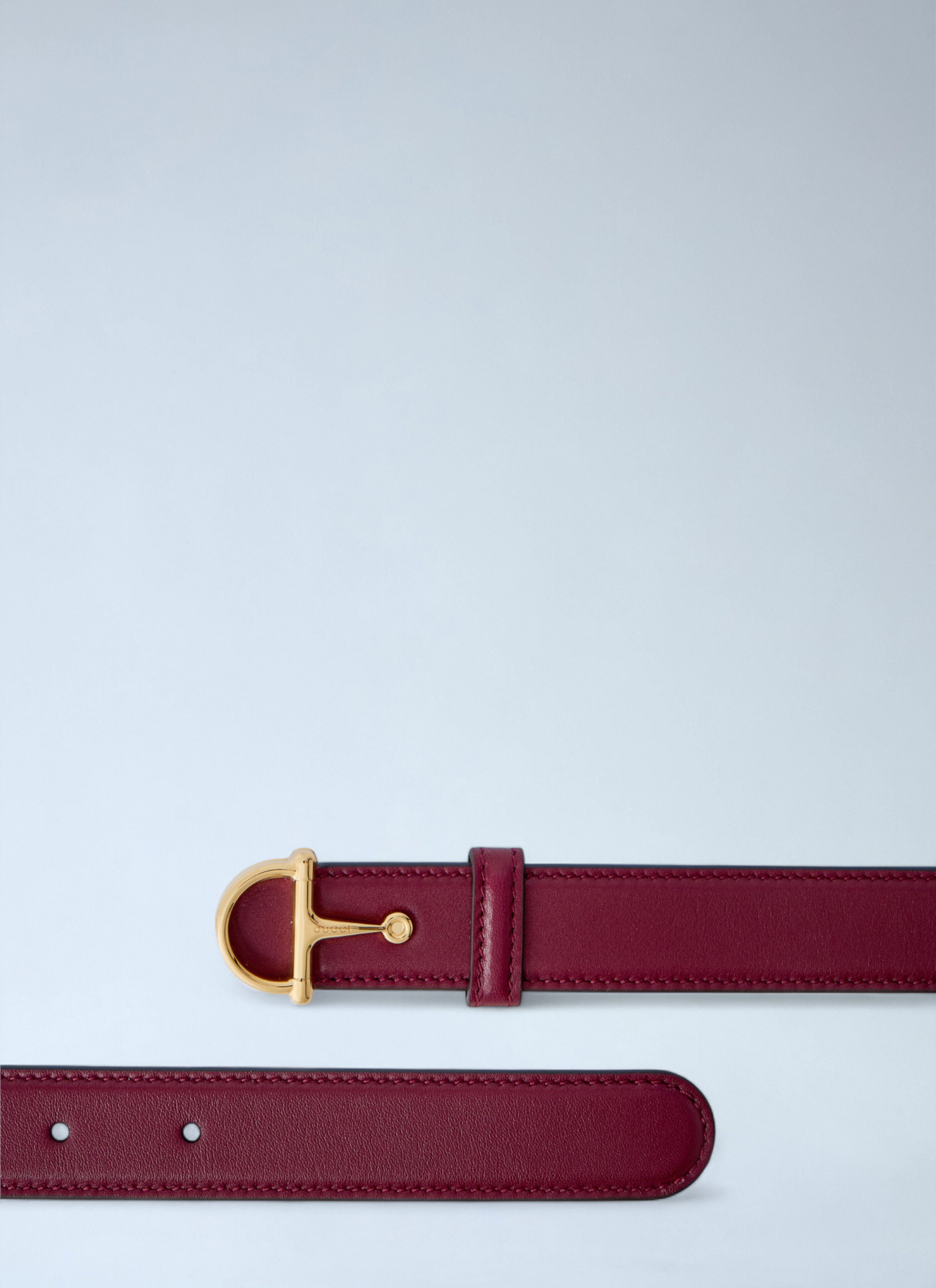 Gucci Women Half Horsebit Leather Belt - 4