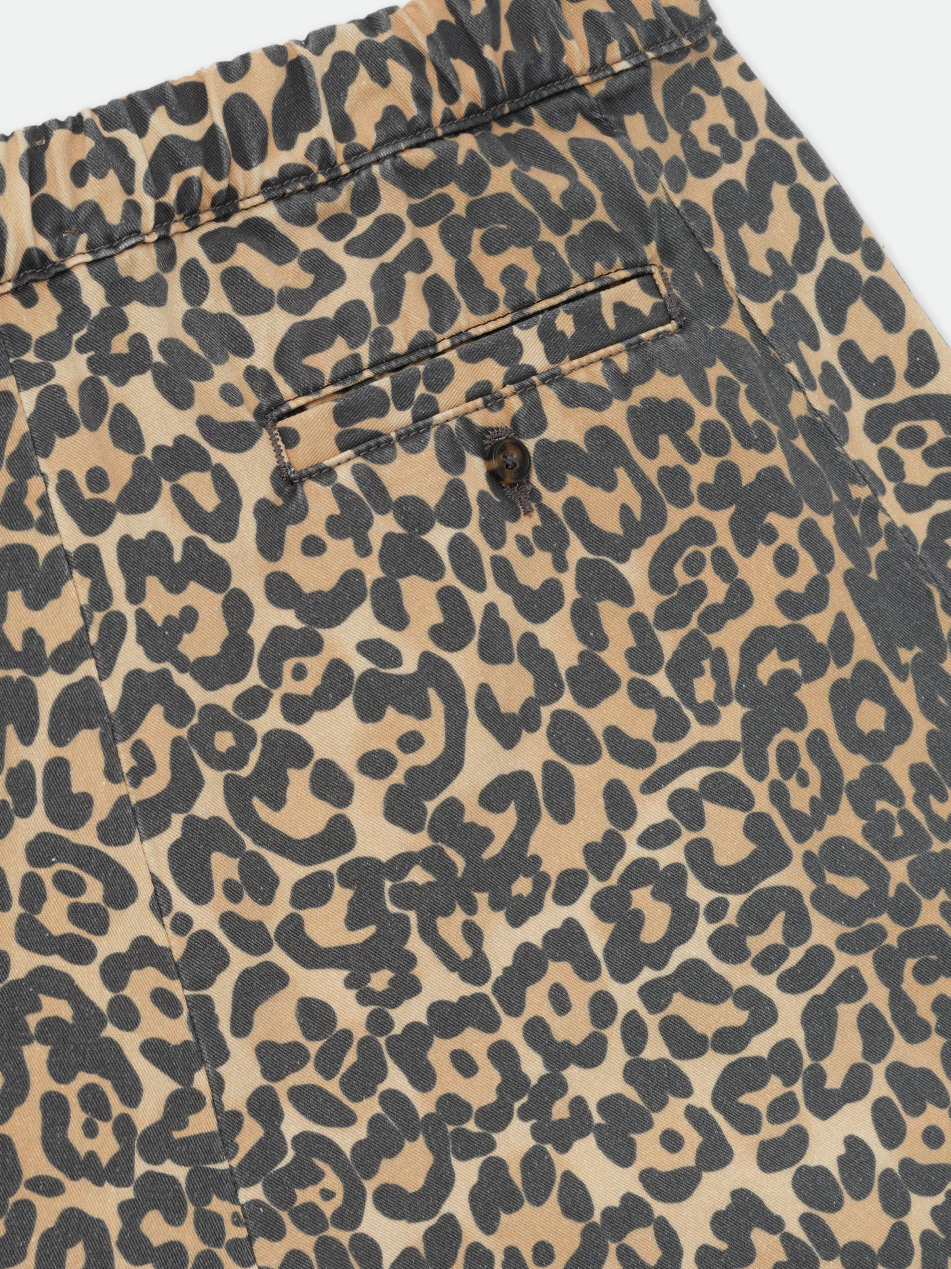 LEOPARD DROP-CROTCH TROUSER - 4