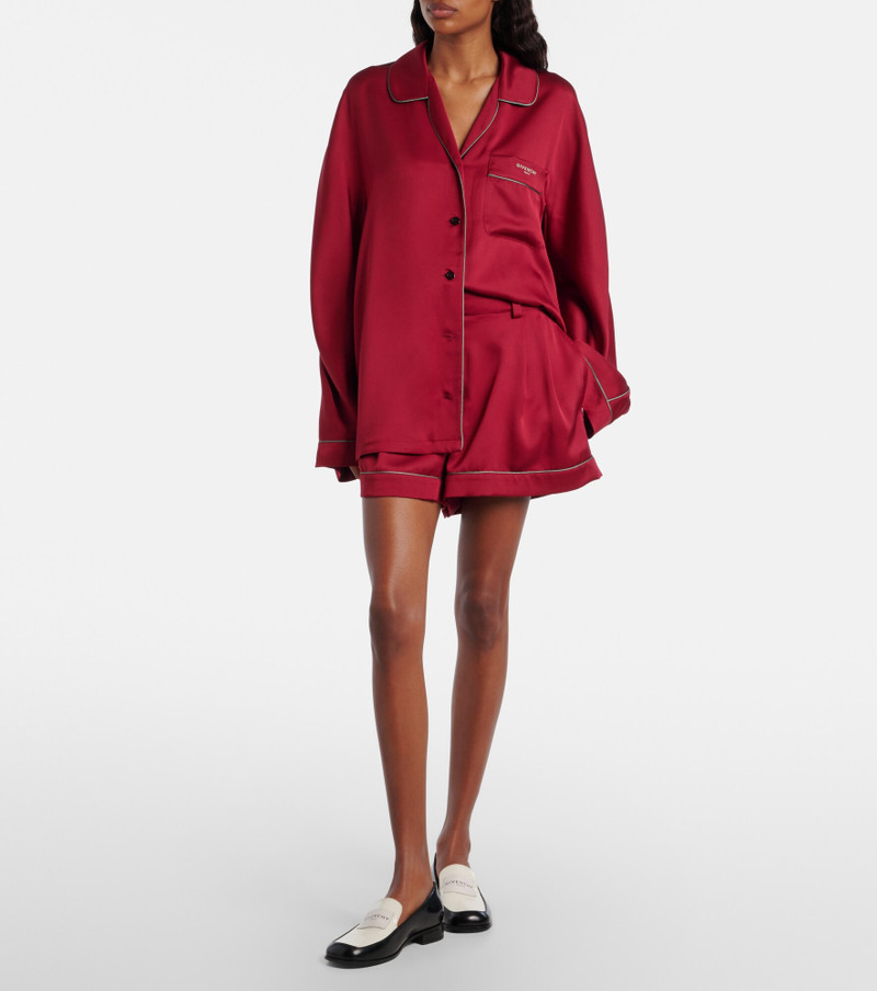 Givenchy Silk satin shorts outlook