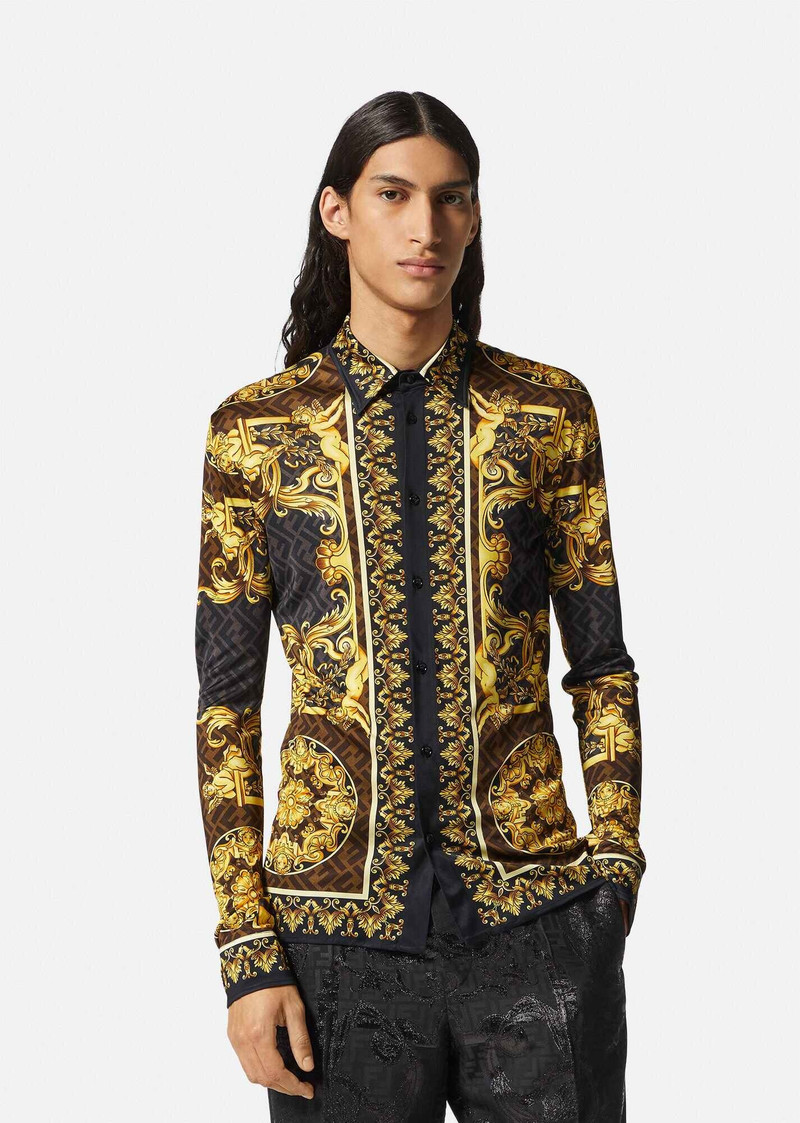 Fendace Gold Baroque Shirt 3