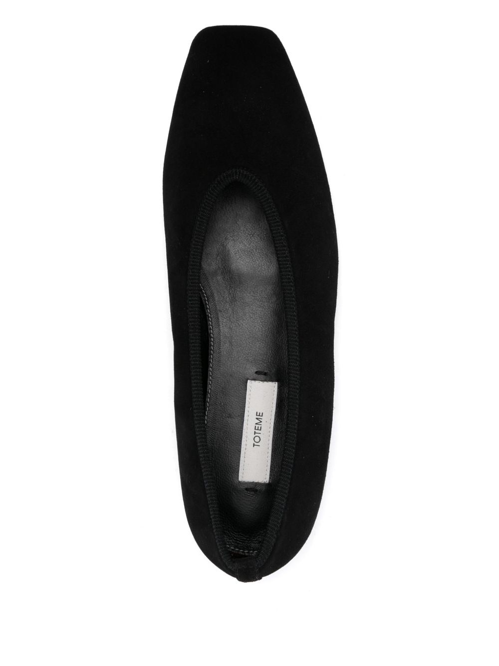suede ballerina shoes - 4