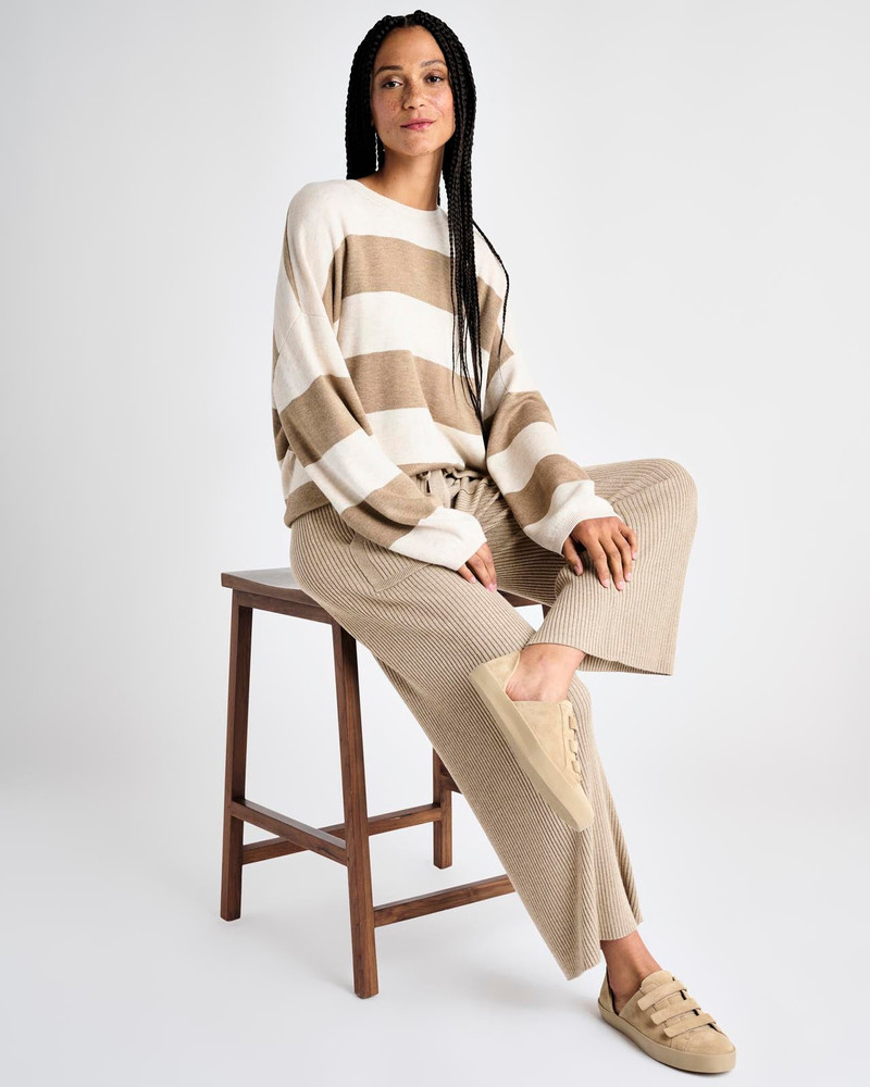 Georgie Cashblend Rib Pant 1