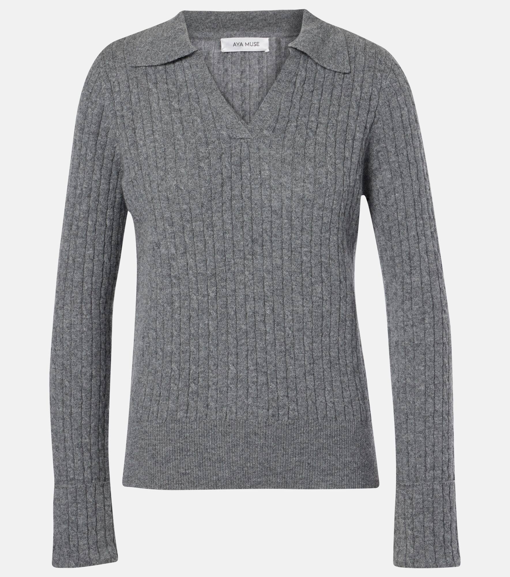 Gaia cashmere polo sweater - 1