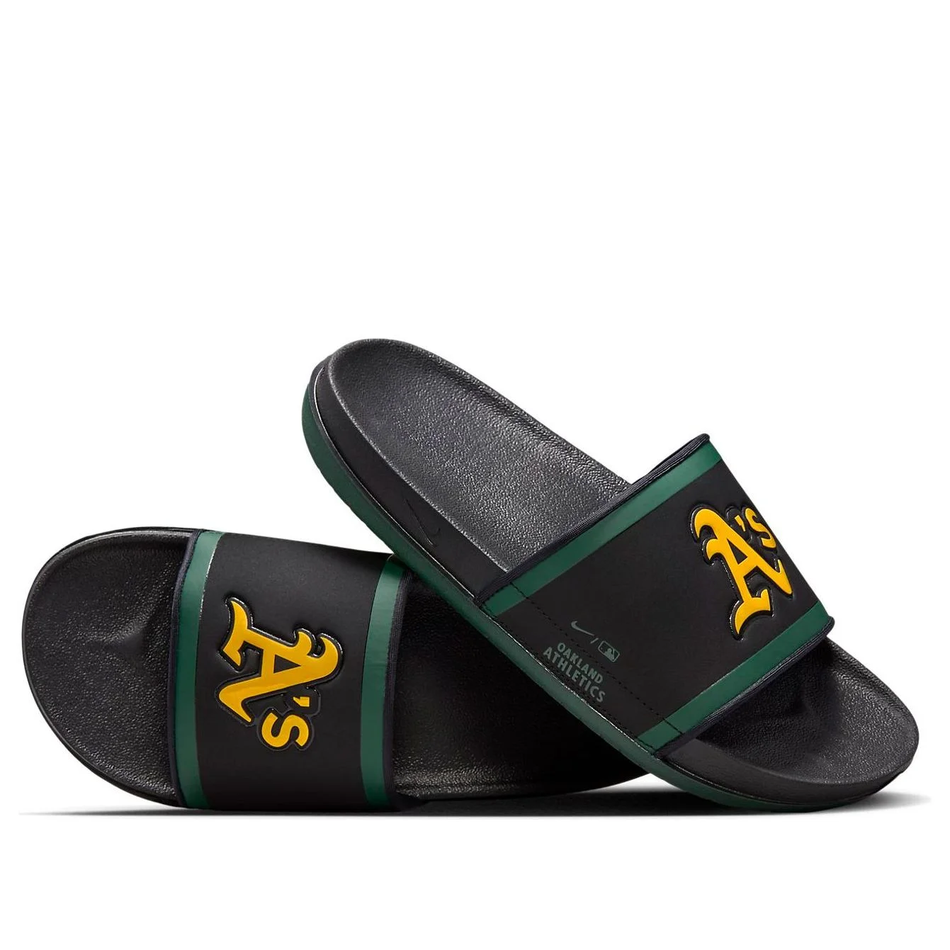 Nike Offcourt (MLB 오클랜드 선수) 슬라이드 - 1