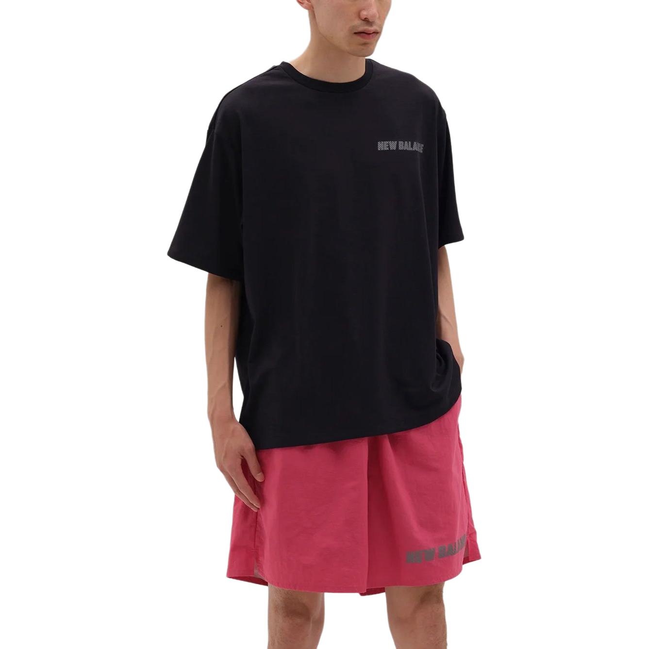 New Balance MET24 Reflection NB Logo T-Shirt 'Black' AMT45005-BK - 6
