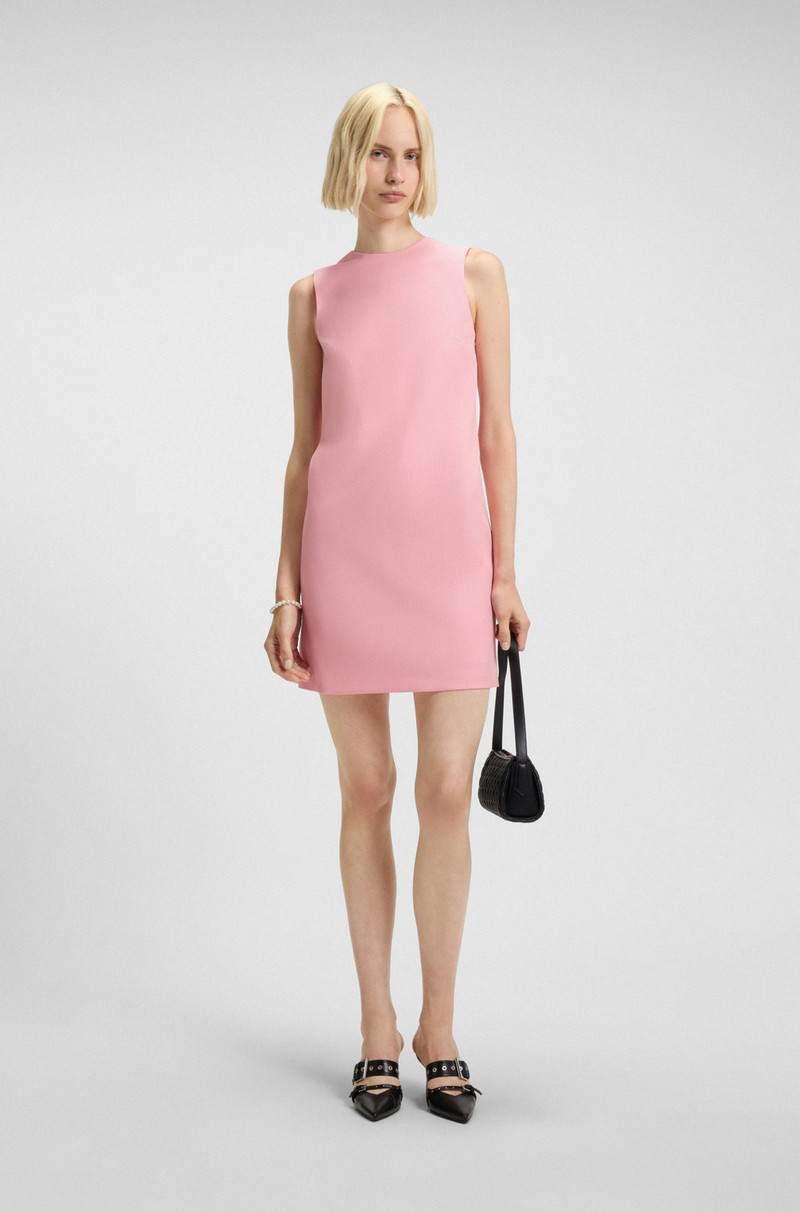 HUGO SHIFT DRESS WITH LOW-CUT BACK AND BOW DETAIL outlook
