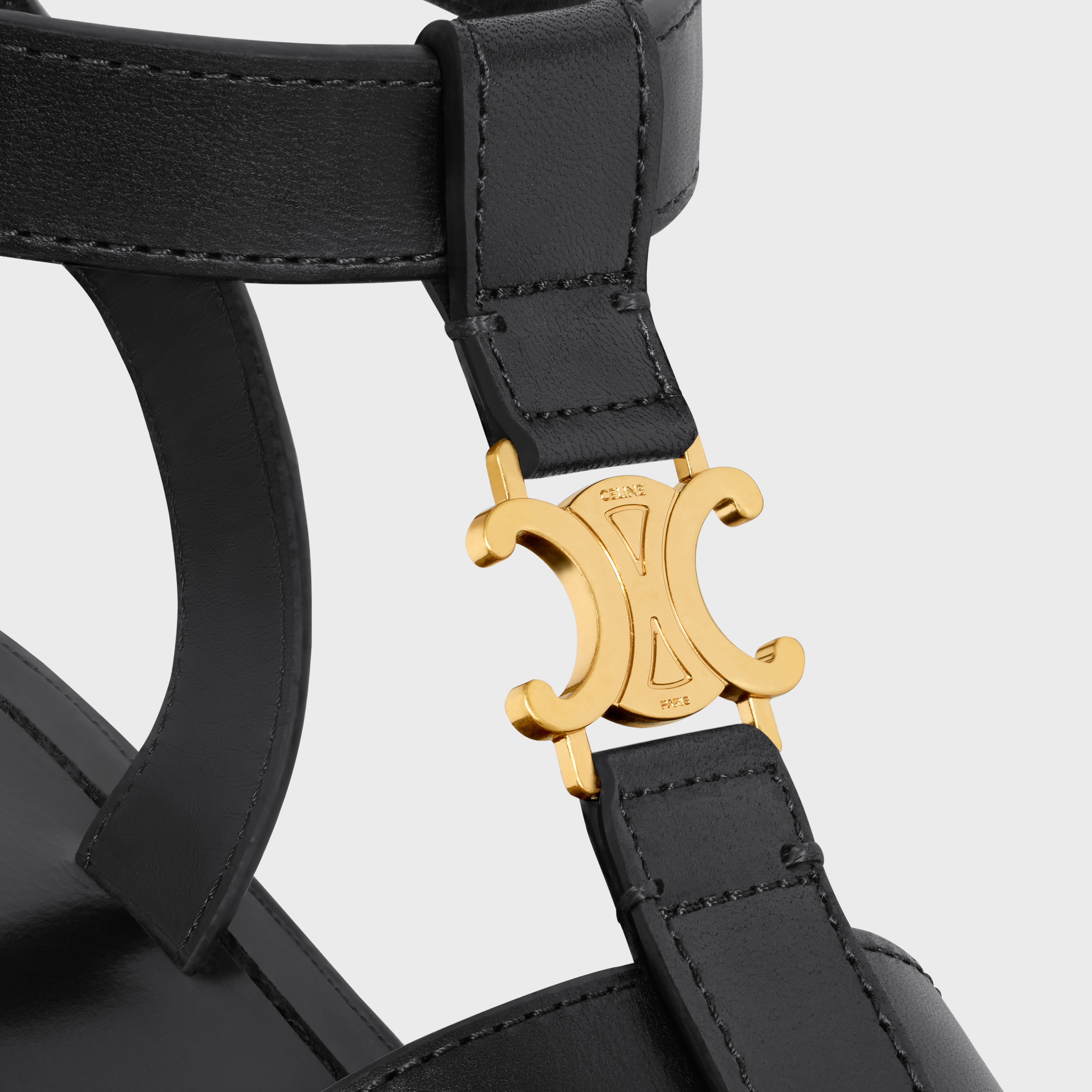 CELINE CLEA TRIOMPHE GLADIATOR SANDAL in CALFSKIN - VEGETAL TANNING - 5