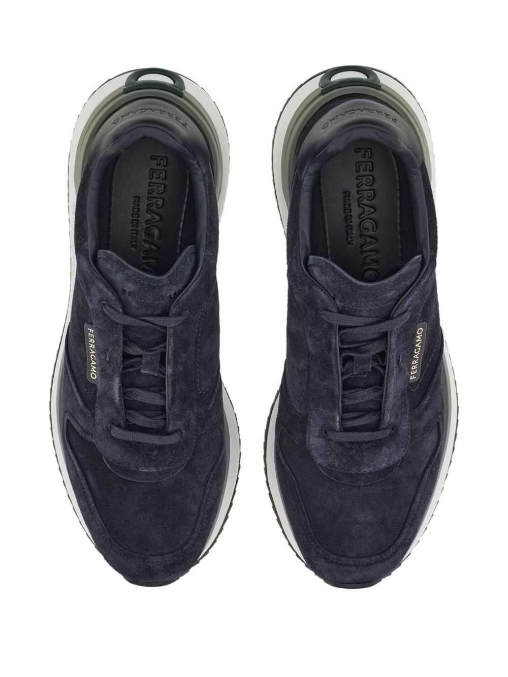suede low-top sneakers - 3