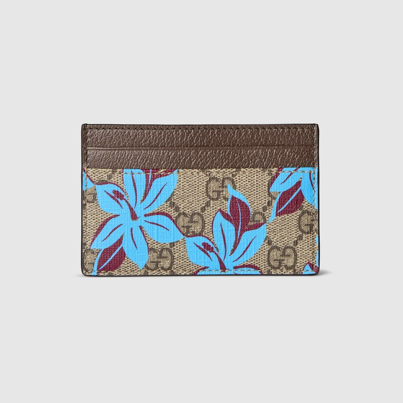 GG printed card case wallet 1