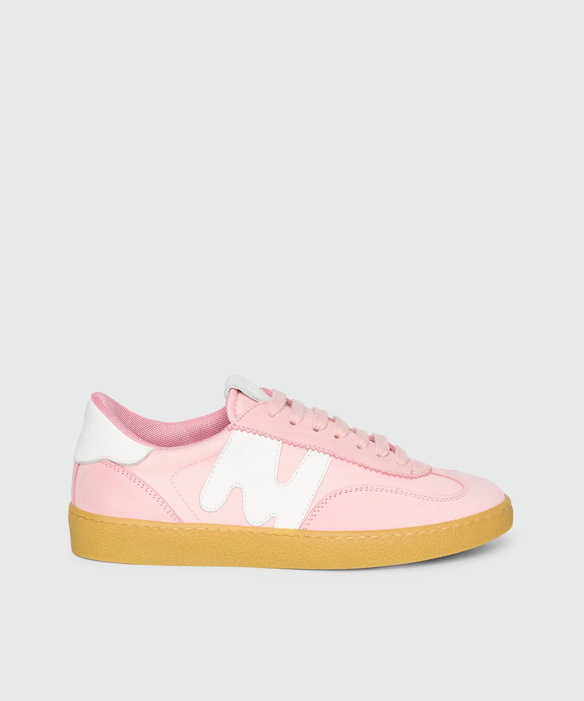 Pink Retro Trainer suede sneakers - 1