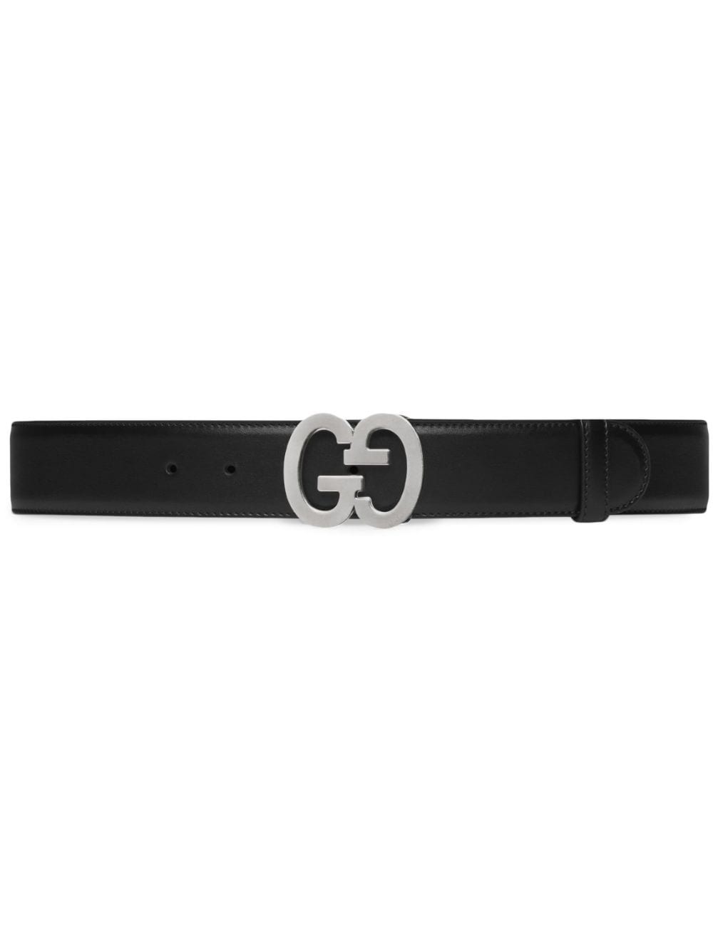 GG buckle leather belt - 1