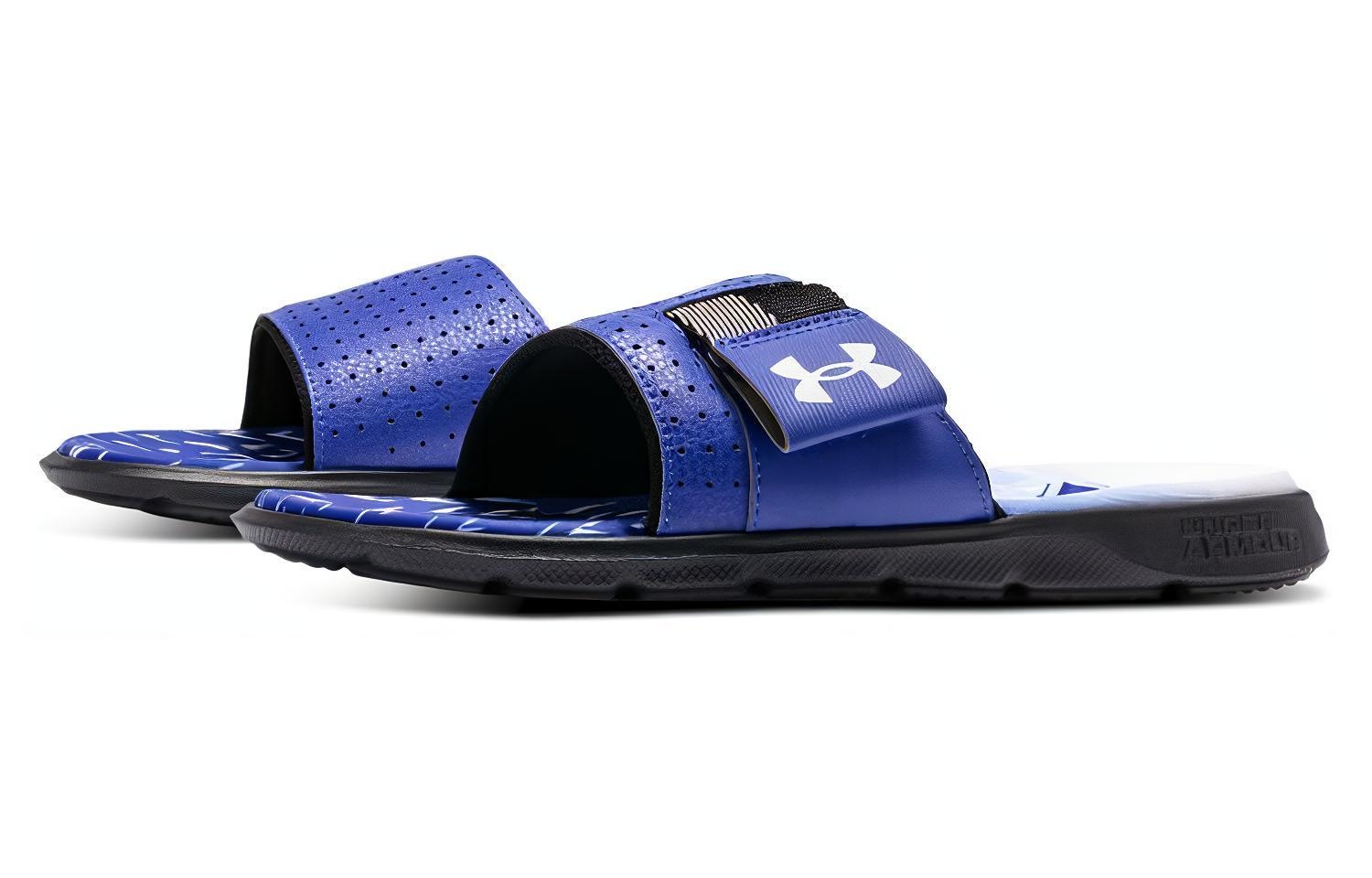 Under Armour Mercenary Slippers 'Blue Black' 3027252-400 - 3