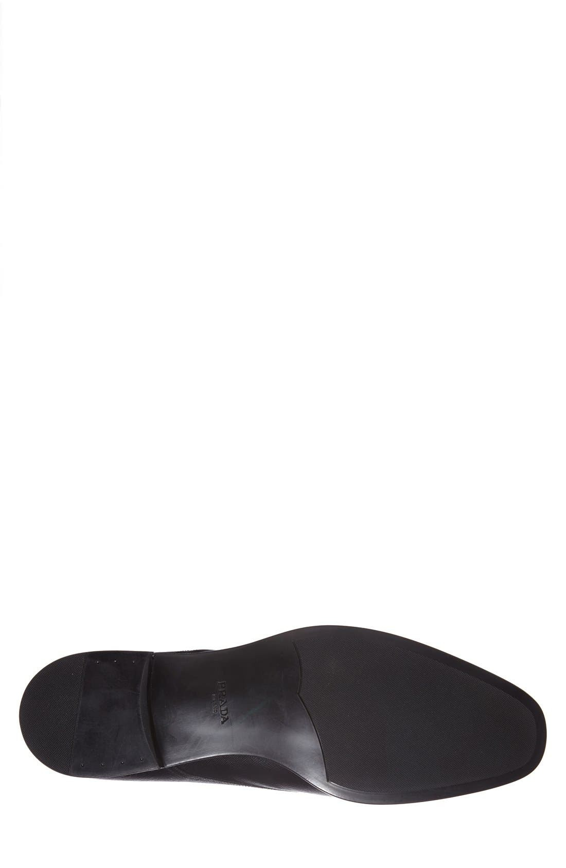 Prada Plain Toe Derby in Black at Nordstrom - 2