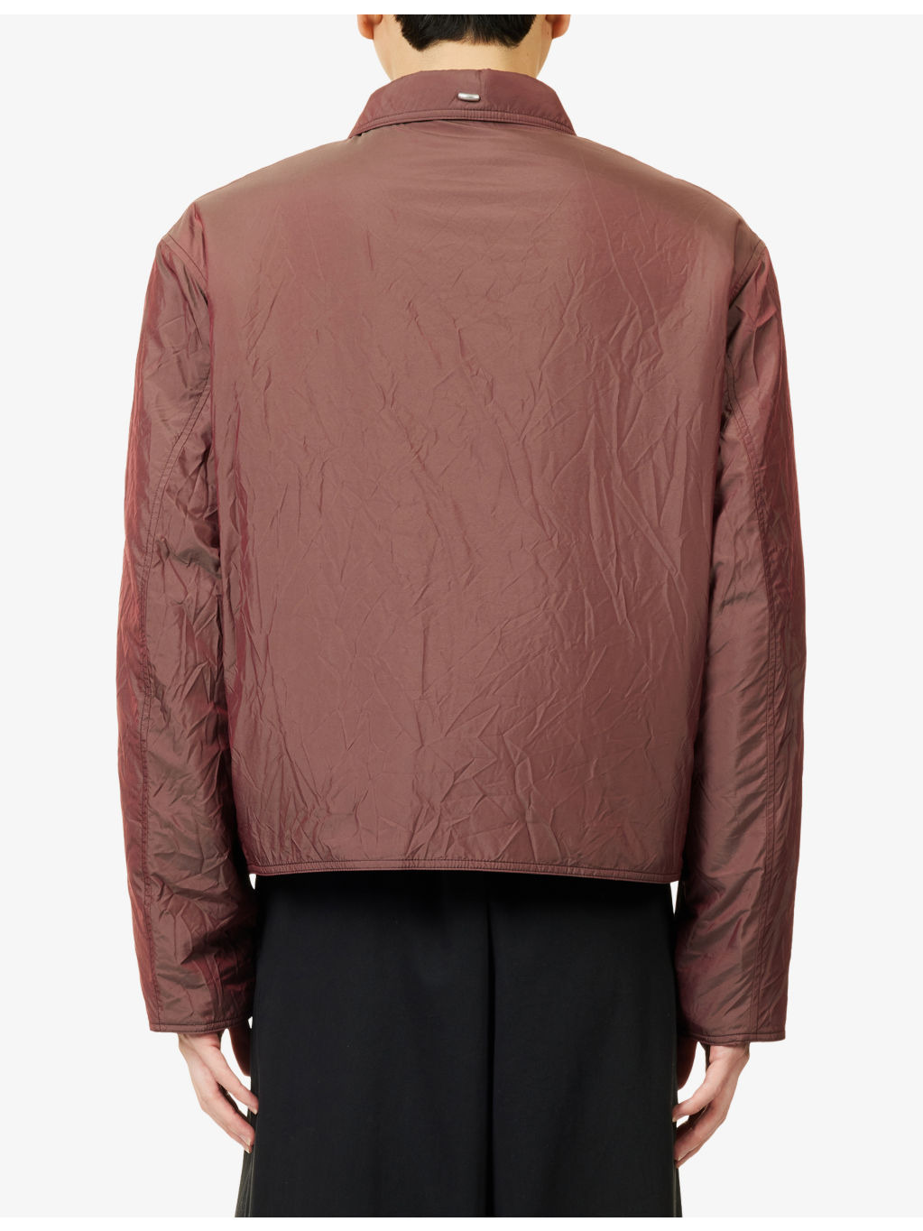Slight Classic-Collar Nylon Jacket - 4
