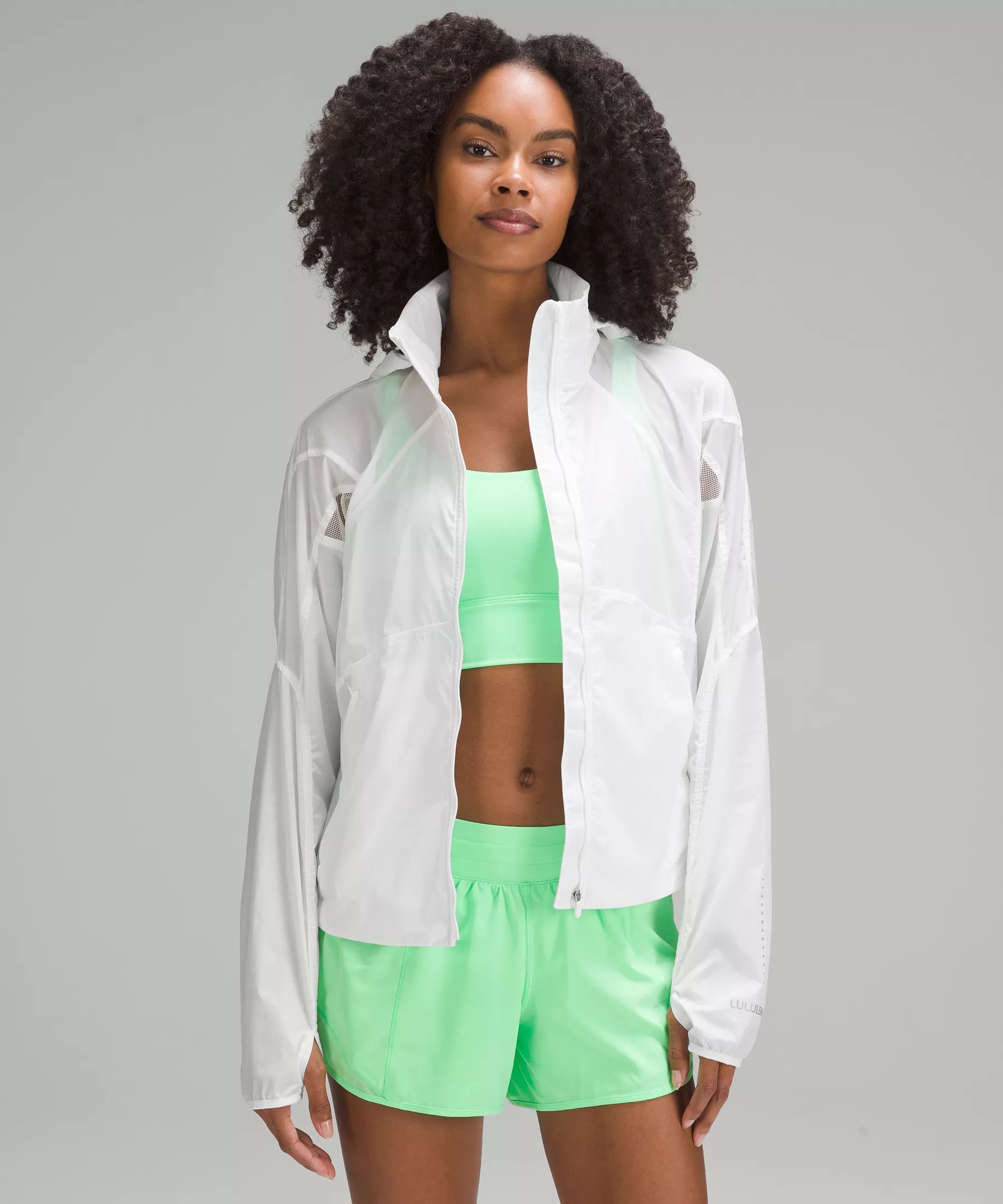 Classic-Fit Ventilated Running Jacket - 1