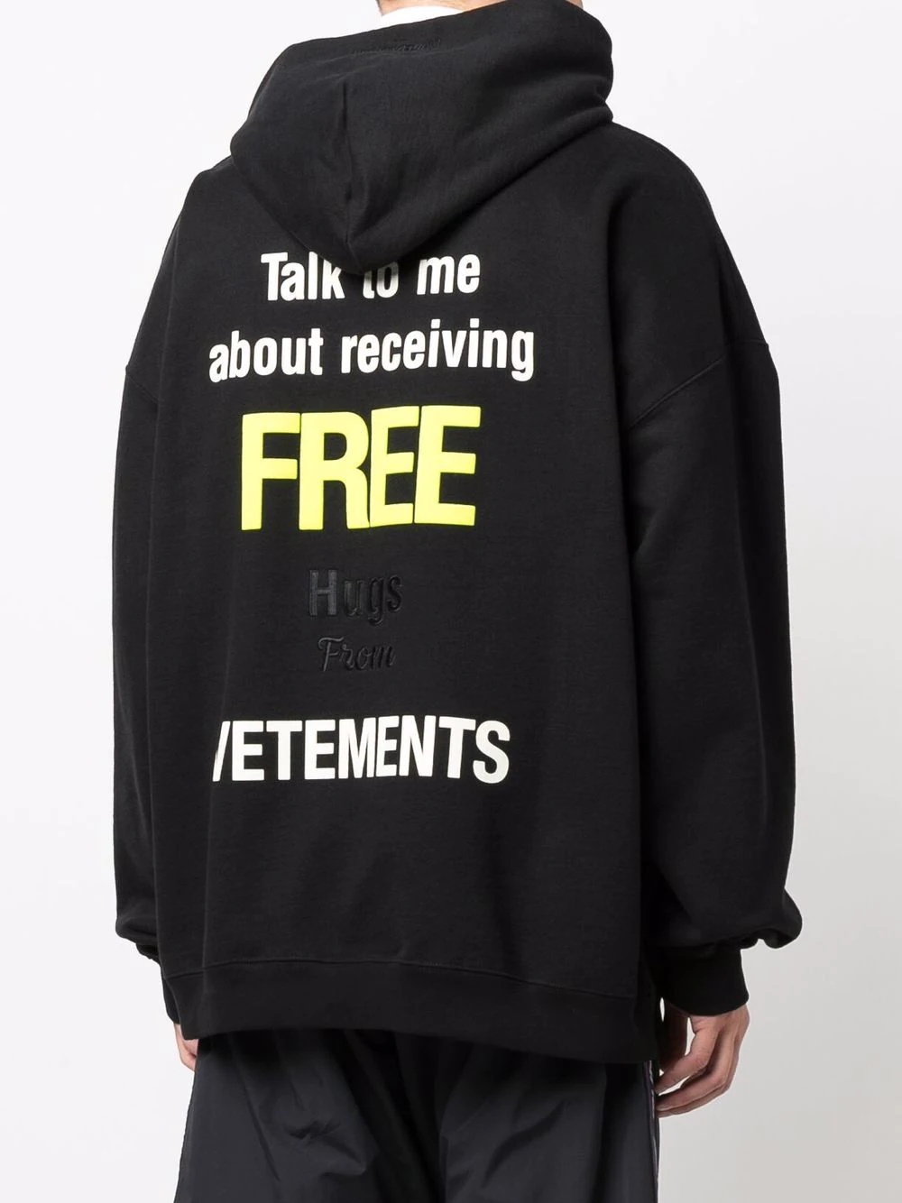 oversized slogan-print hoodie - 5