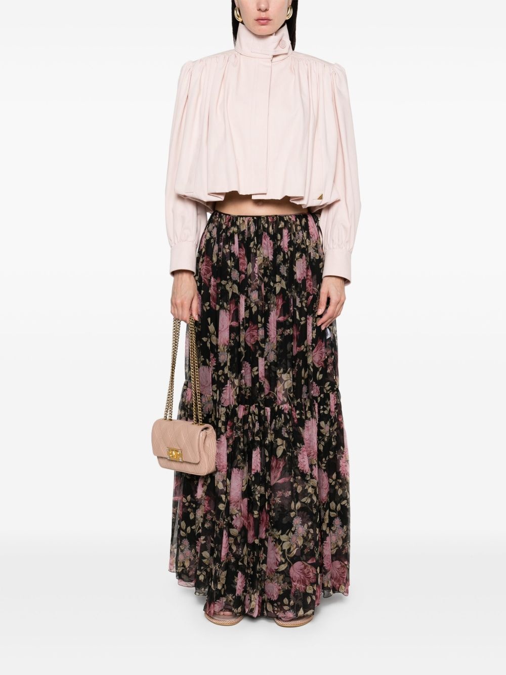 floral-printed skirt - 2