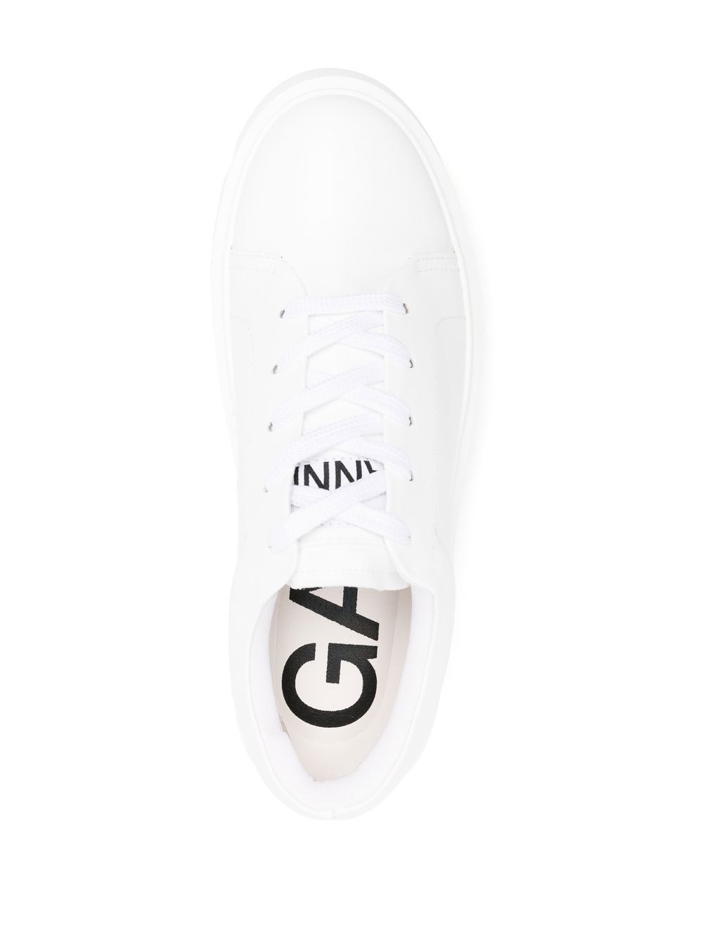 logo-patch low-top sneakers - 4