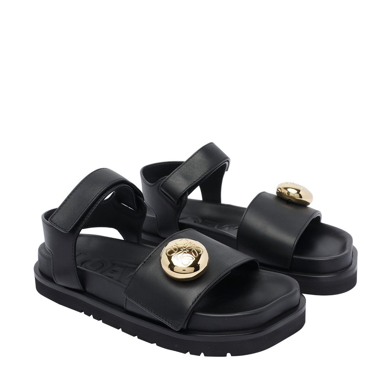Loewe Women Pebble Sandals With Fussbett Sole - 3