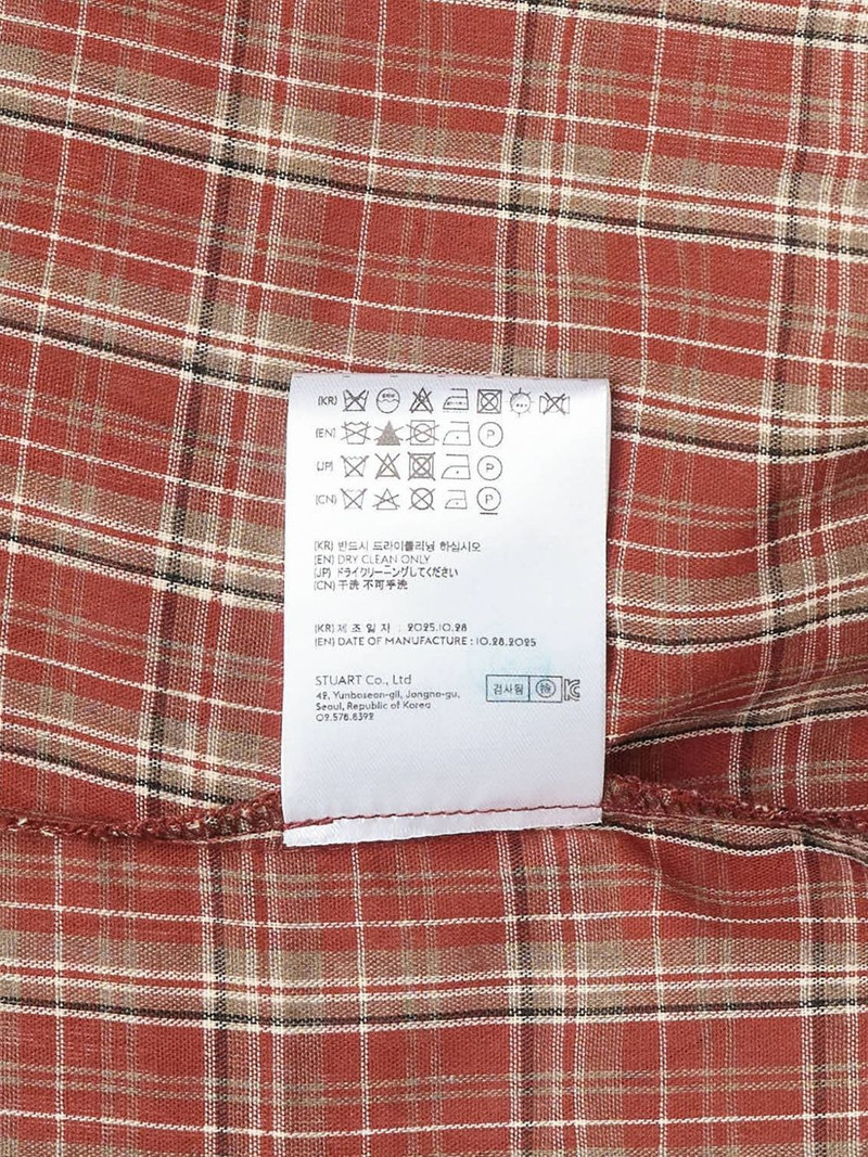 check-pattern sleeveless shirt 3
