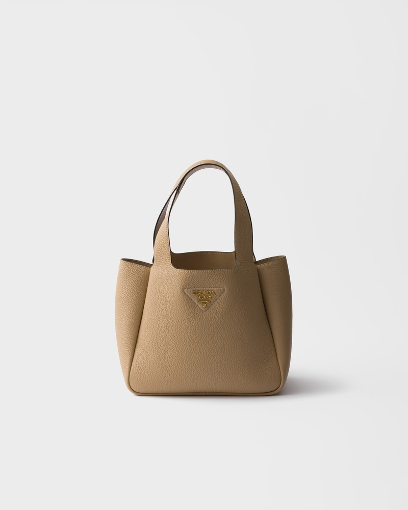 Small leather tote bag 1