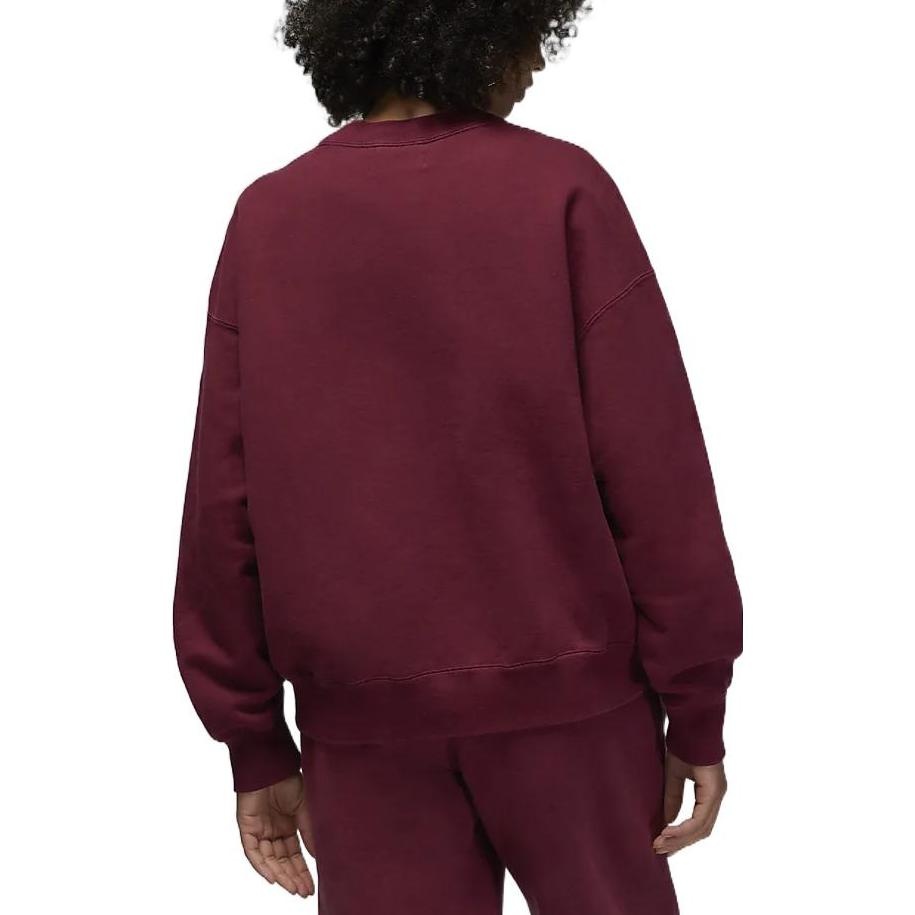 (WMNS) Air Jordan Worldmark Crewneck Sweatshirt 'Red' DV6470-645 - 2