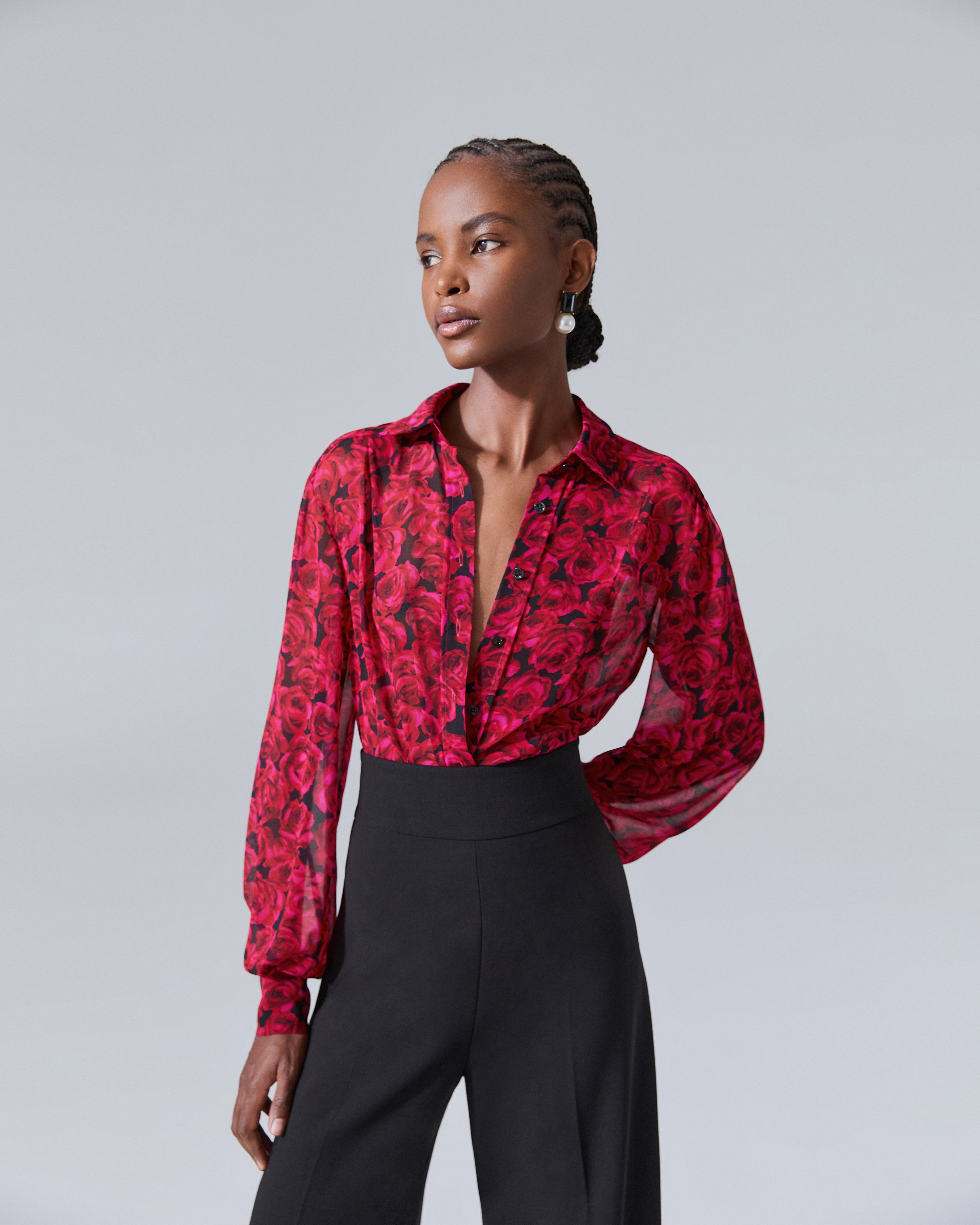 High-Rise Wide-Leg Pants - 4