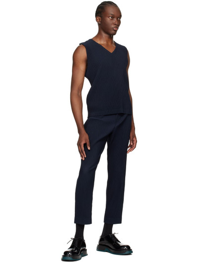 ISSEY MIYAKE Navy Basics Trousers outlook