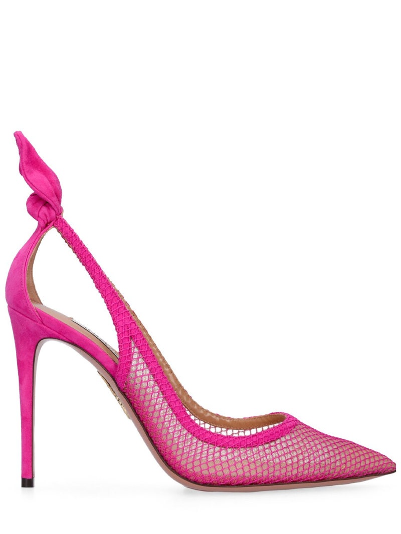 100mm Bow Tie mesh pumps - 1