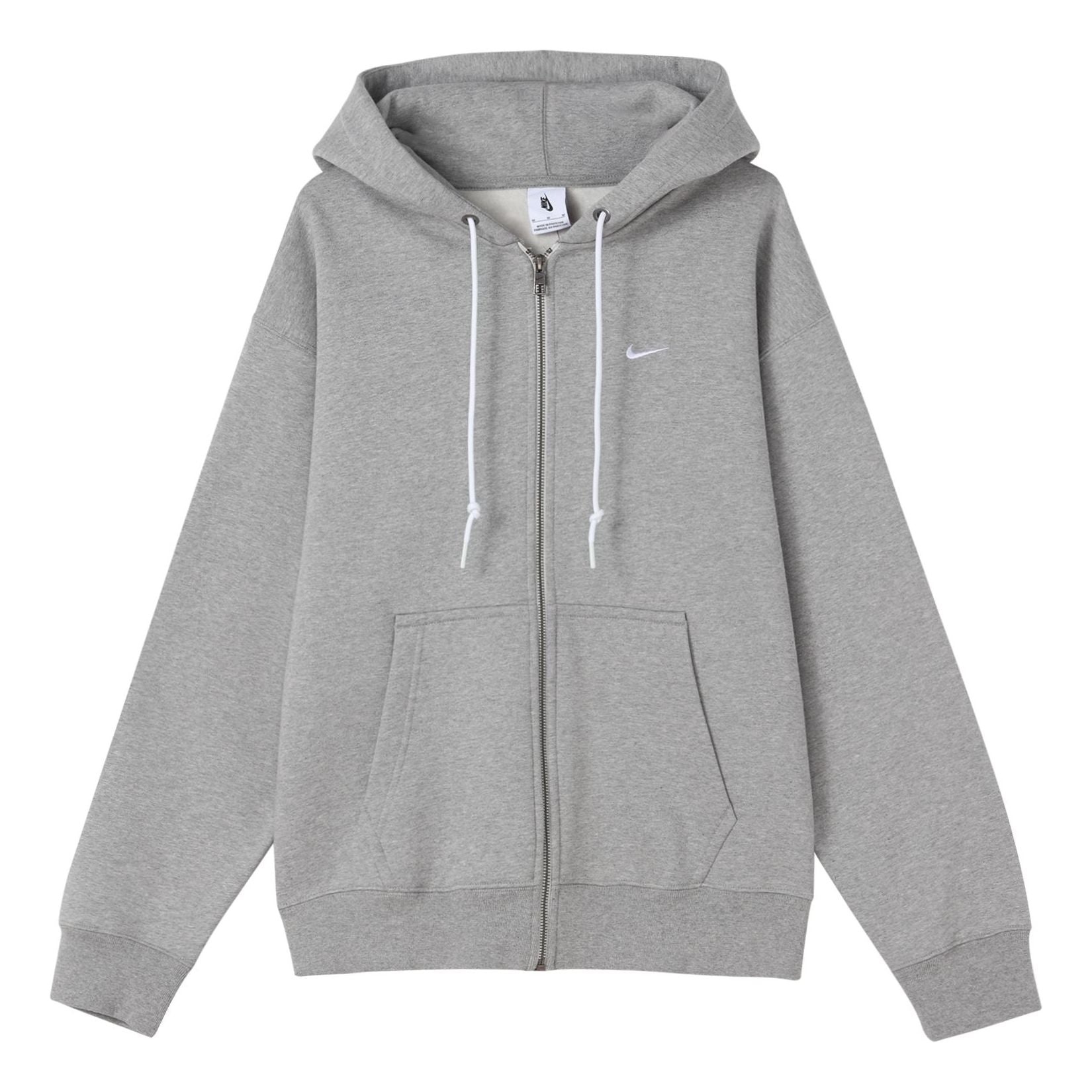 Nike embroidered logo hooded jacket 'Grey' DR0404-063 - 1