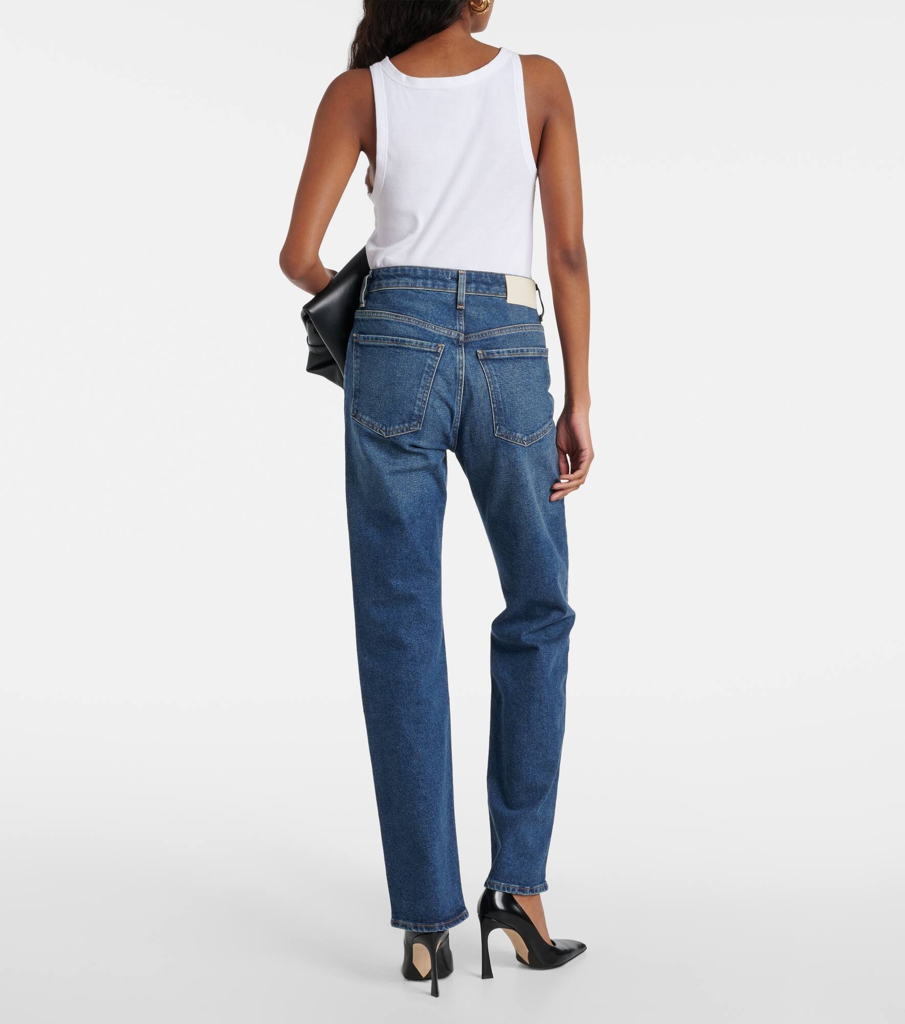 Zurie mid-rise straight jeans - 3