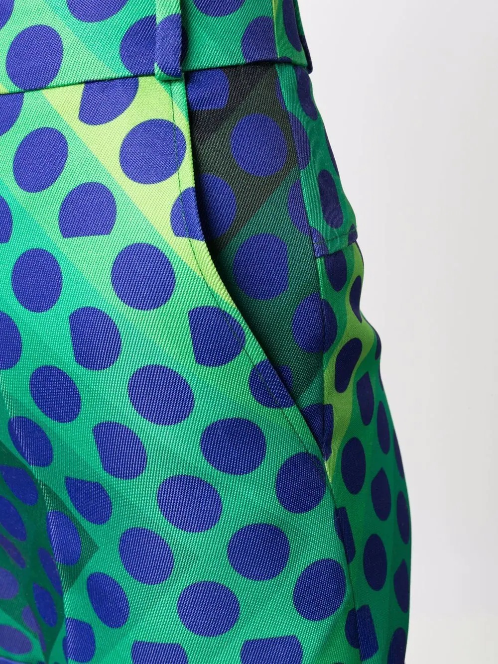 high-waisted graphic-print shorts - 5