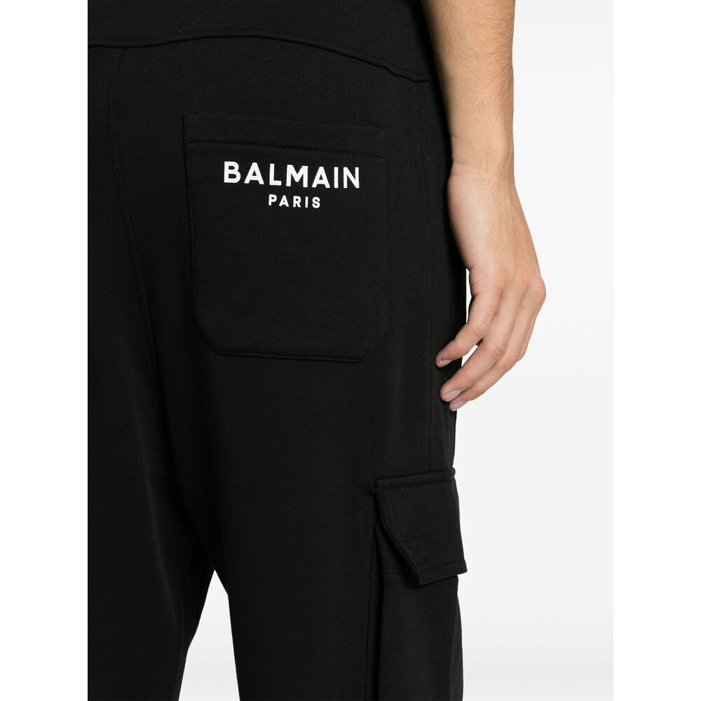 Balmain Black Trousers - Track Pants Men - 2
