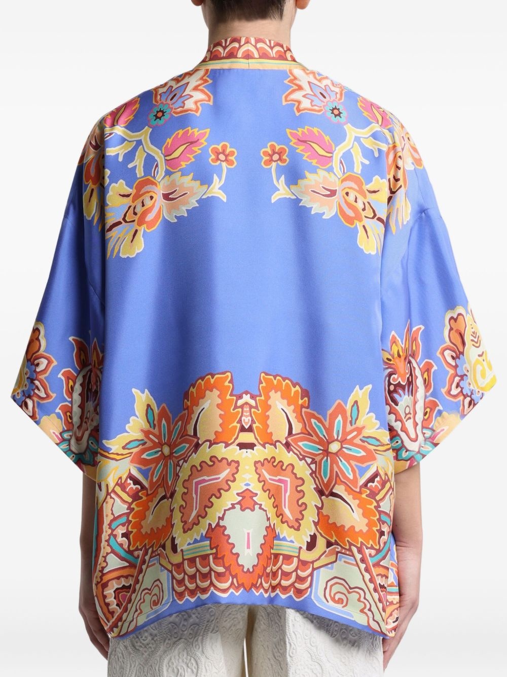 silk twill jacket - 4