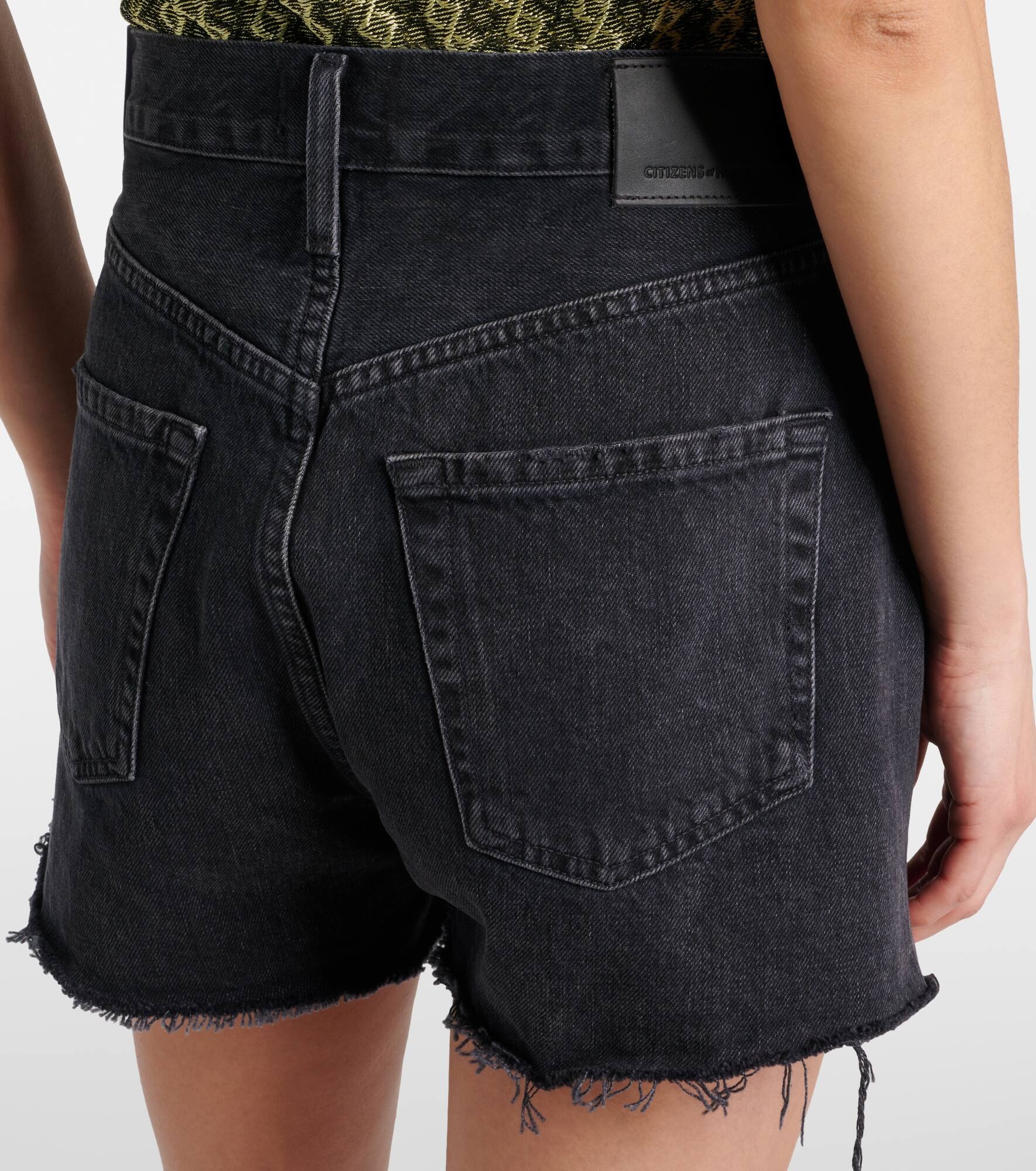 Marlow Vintage mid-rise denim shorts - 5