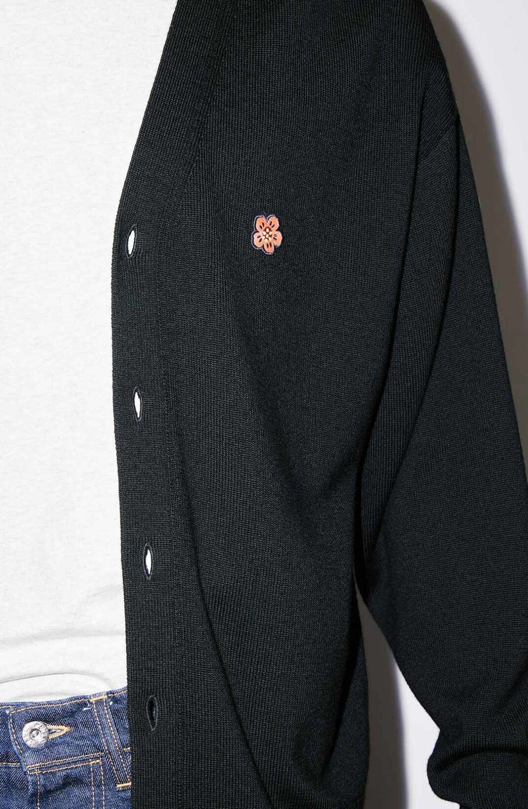 'BOKE FLOWER' wool cardigan - 7