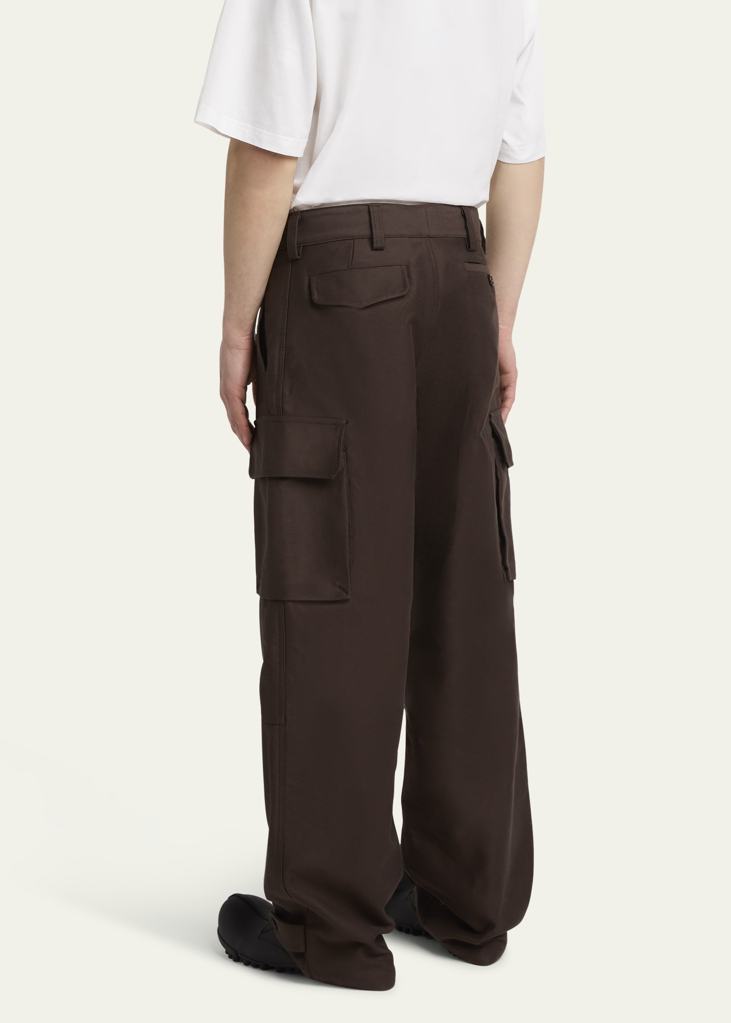 Men's Compact Cotton Moleskin Cargo Pants - 3