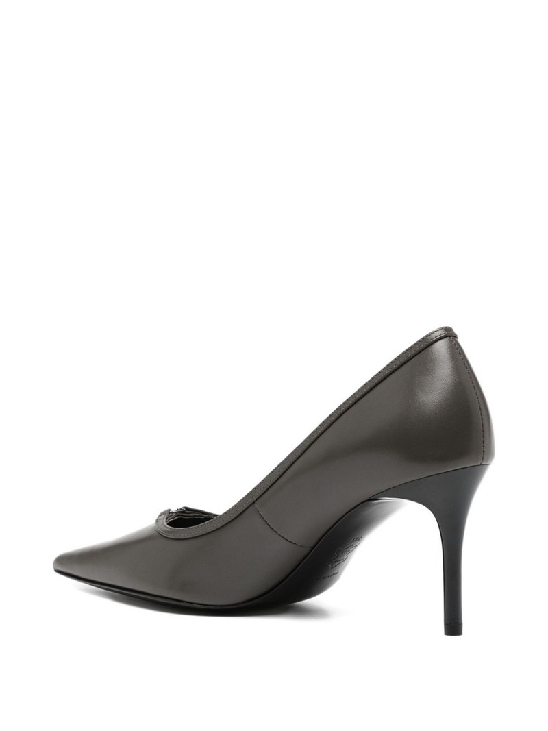 80mm logo-plaque pumps 3