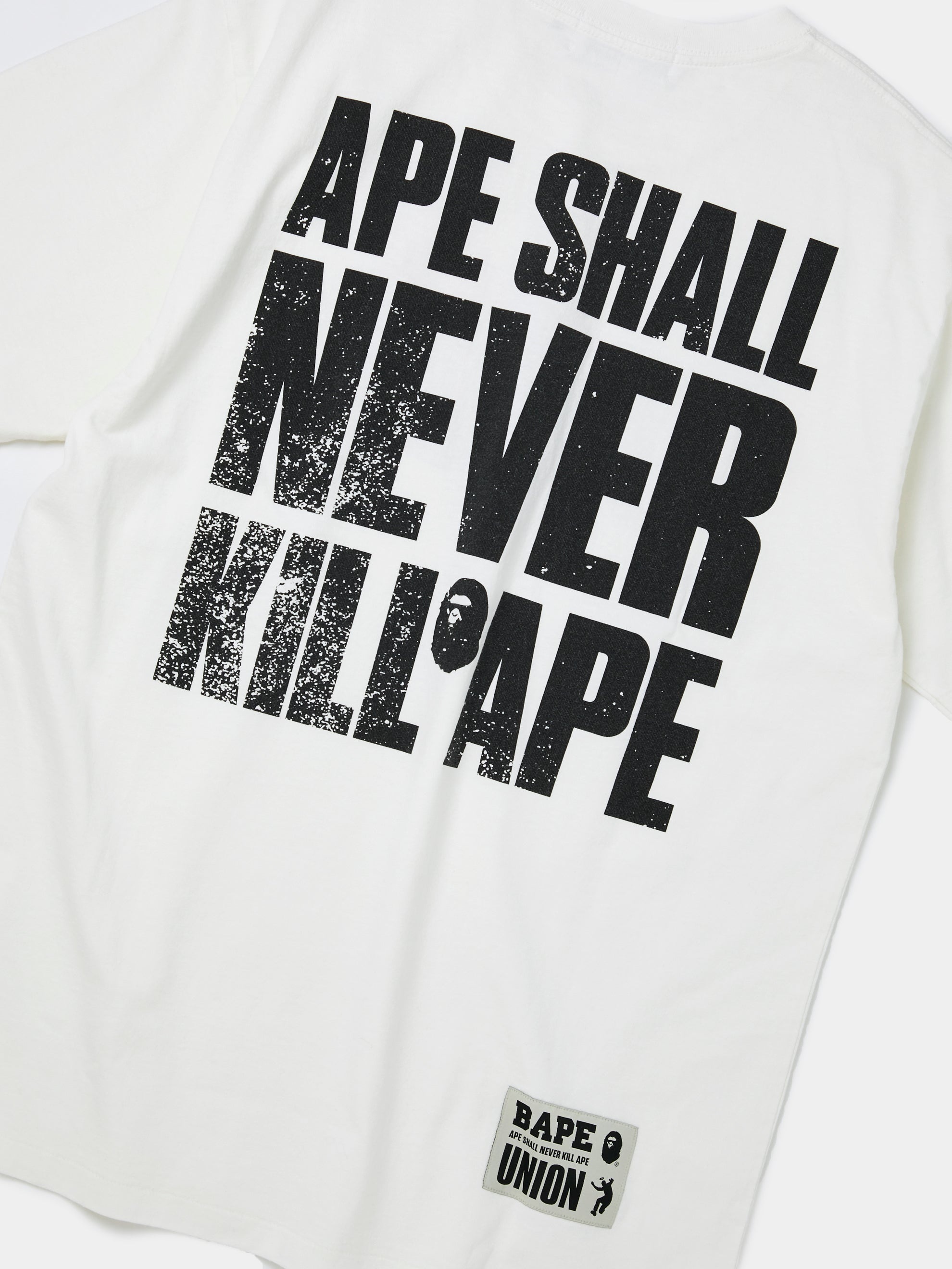 BAPE X UNION STA T-SHIRT (WHITE) - 4