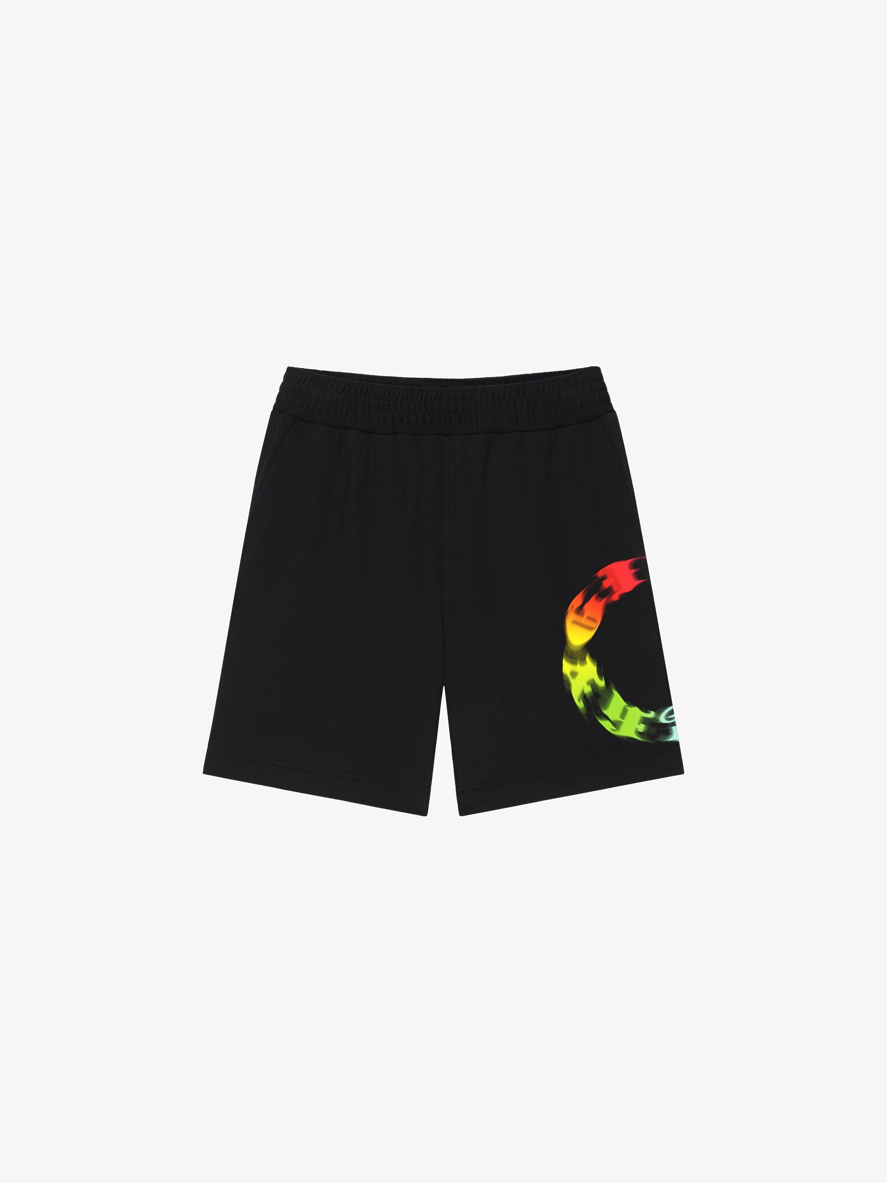BERMUDA SHORTS IN FELPA WITH GIVENCHY CIRCLE PRINT - 1