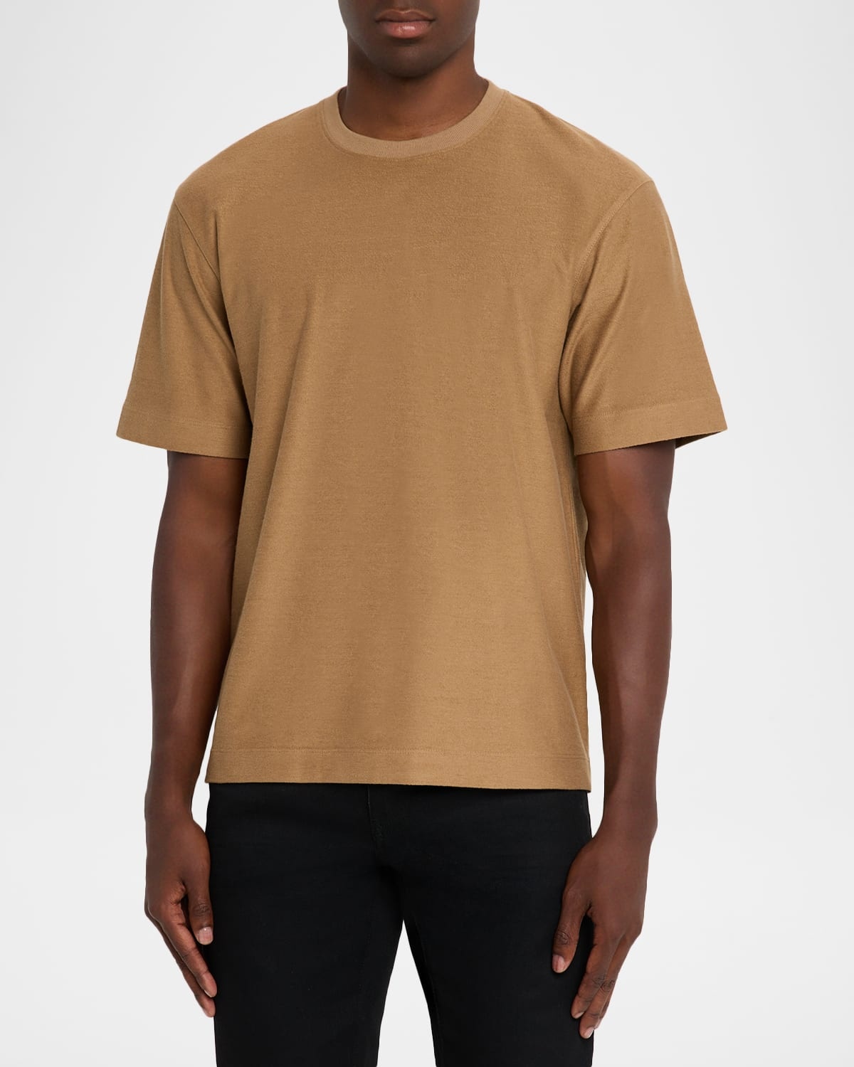 Men's Cotton Relaxed-Fit Crewneck T-Shirt - 4